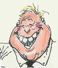 Charlier par Coutelis. Caricature.