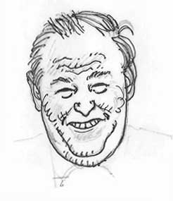 Charlier par Coutelis. Caricature.