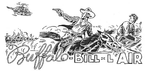 Charlier - Illustration - Buffalo Bill de L'air