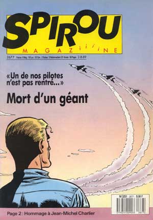 Hommage  Charlier dans Spirou - 