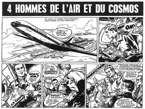 Charlier - Claude Pascal - 4 hommes de l'air et du cosmos