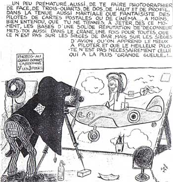 Charlier : dessin indit. Sabena.