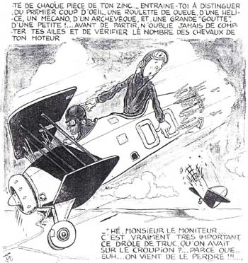 Charlier : dessin indit. Sabena.